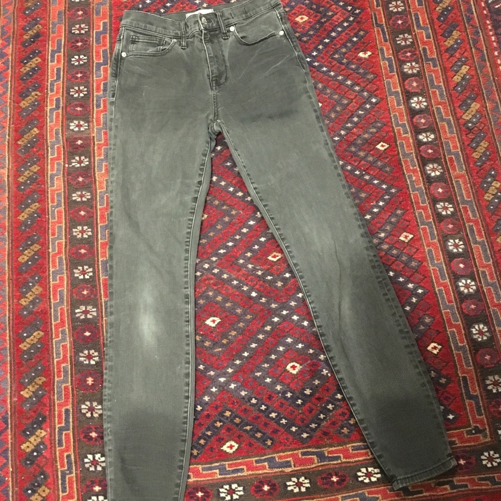 Madewell jeans 10” high riser skinny, 28